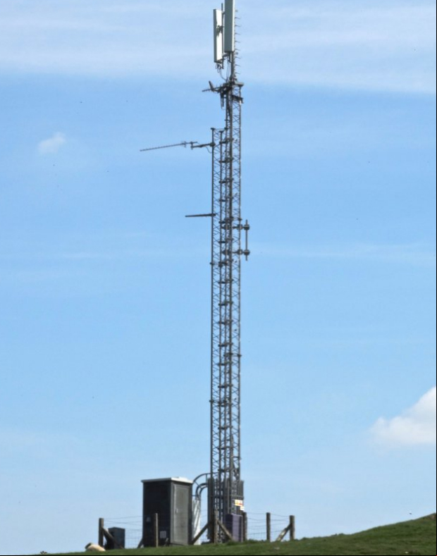 Glespin transmitter on a clear day